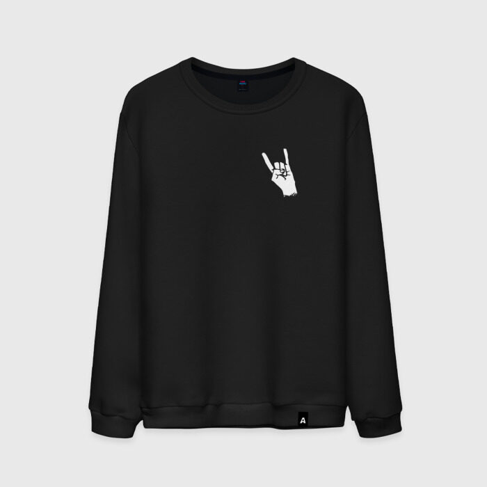 Мужской свитшот хлопок Рокерская коза фото