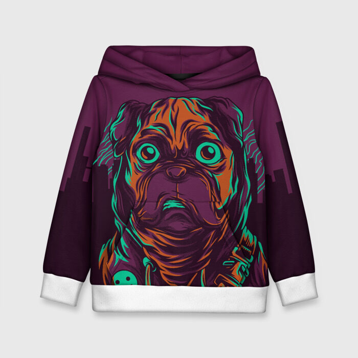 Детская толстовка 3D Собака фото