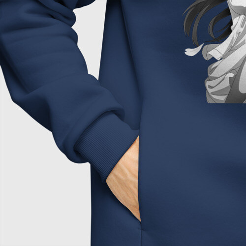 Мужское худи Oversize хлопок Маи Сакураджима фото