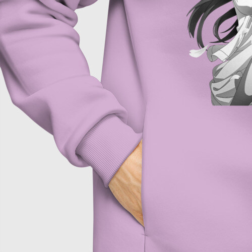 Мужское худи Oversize хлопок Маи Сакураджима фото