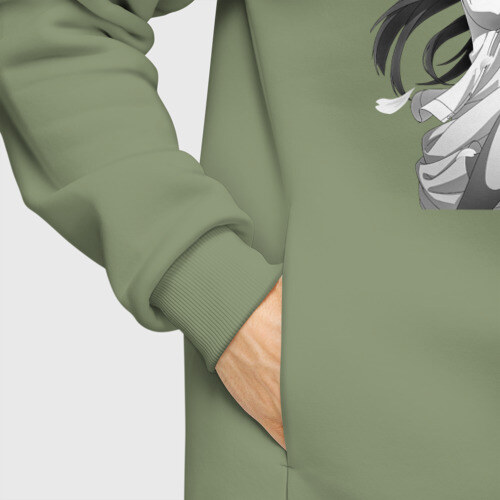 Мужское худи Oversize хлопок Маи Сакураджима фото