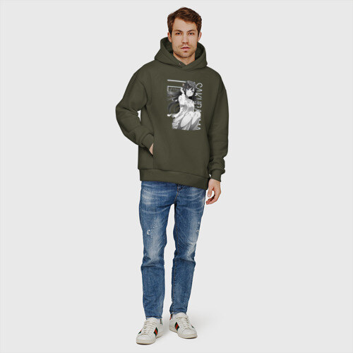 Мужское худи Oversize хлопок Маи Сакураджима фото