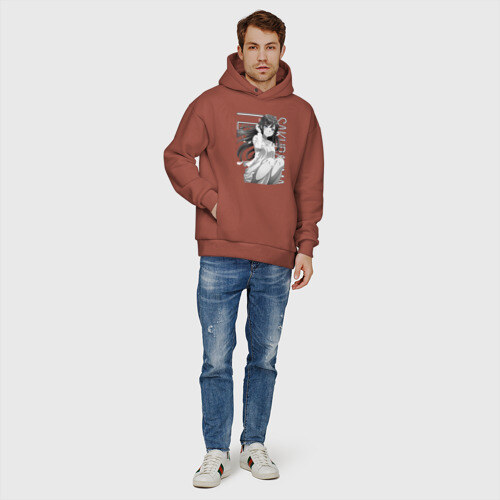 Мужское худи Oversize хлопок Маи Сакураджима фото