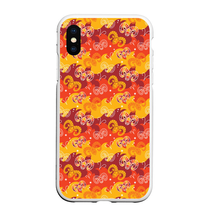 Чехол для iPhone XS Max матовый Овен фото