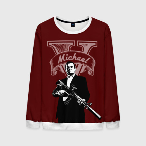 Мужской свитшот 3D Grand Theft Auto Майкл фото