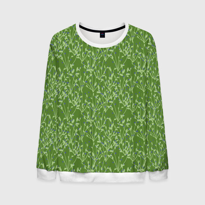 Мужской свитшот 3D Черника фото