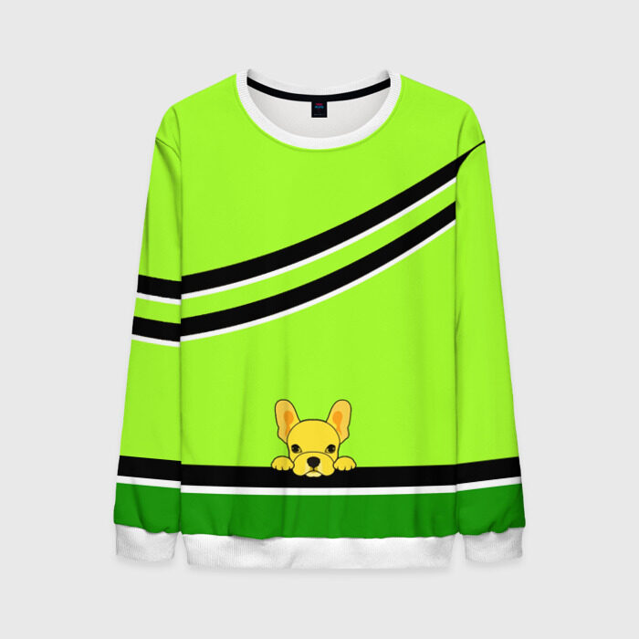 Мужской свитшот 3D Собака фото