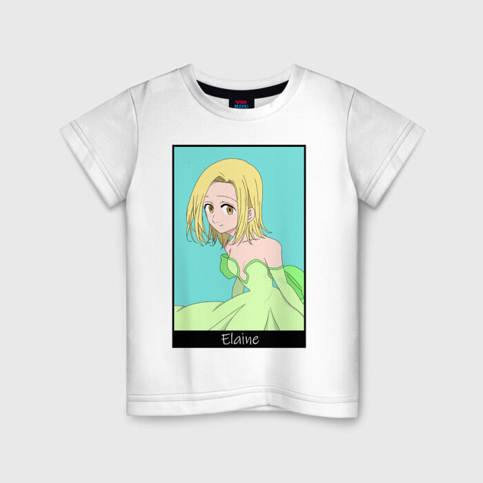 Детская футболка хлопок Элейн фото