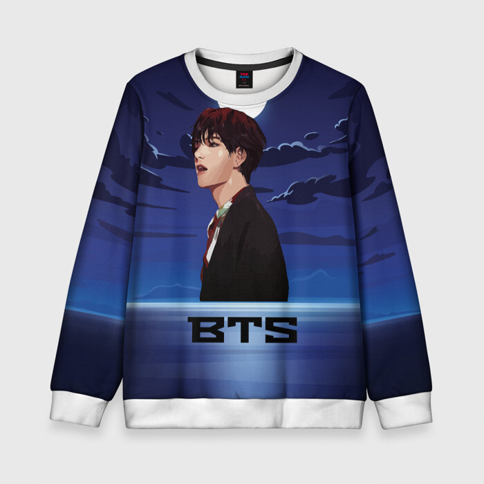 Детский свитшот 3D BTS фото