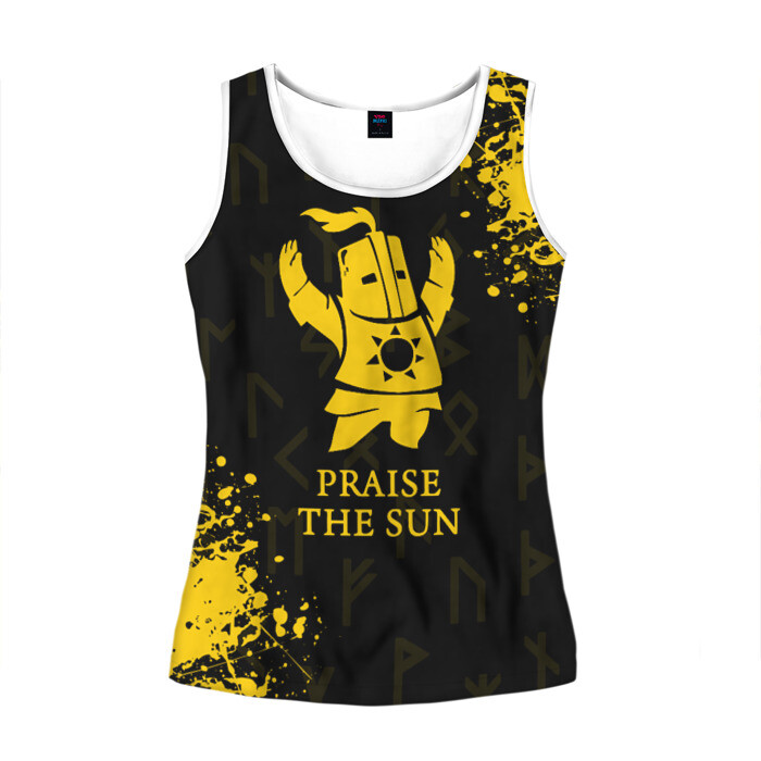 Женская майка 3D DARK SOULS | ТЁМНЫЕ ДУШИ  фото