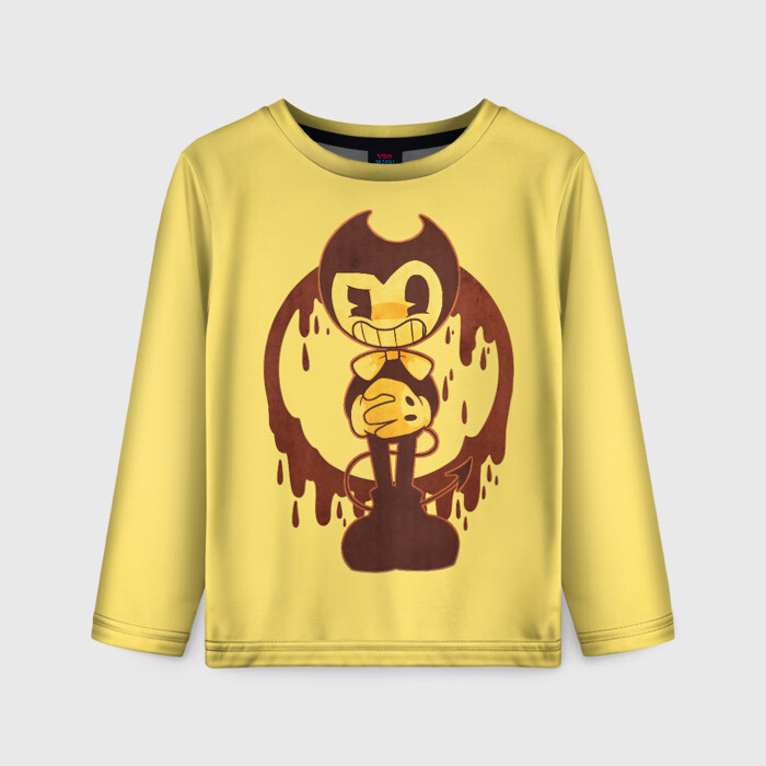 Детский лонгслив 3D BENDY - БЕНДИ фото