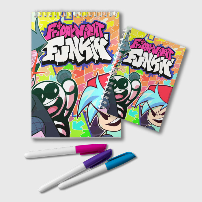 Блокнот Friday night funkin фото