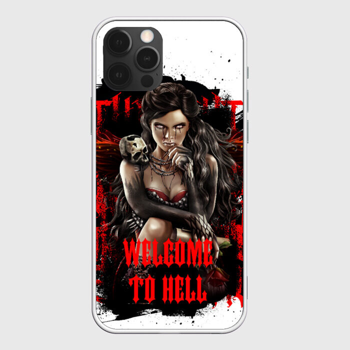 Чехол для iPhone 12 Pro Max Welcome to hell фото