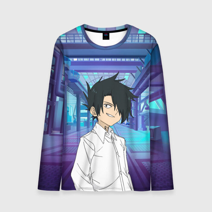 Мужской лонгслив 3D Обещанный Неверленд фото
