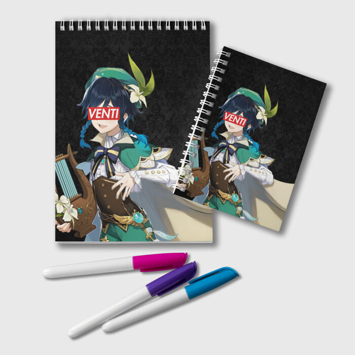 Блокнот Genshin Impact VENTI фото