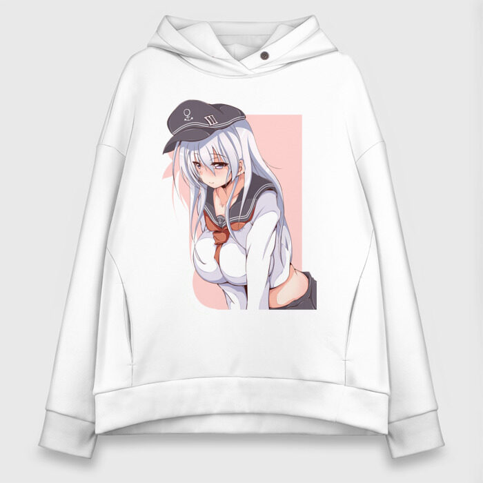 Женское худи Oversize хлопок Adult Hibiki фото