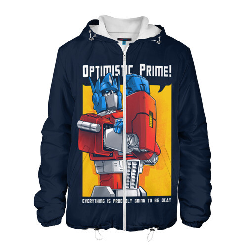 Мужская куртка 3D Optimistic Prime фото