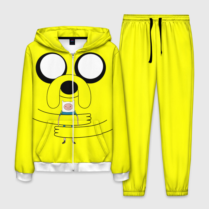 Мужской костюм 3D Собака Джейк Обнимает Финна фото