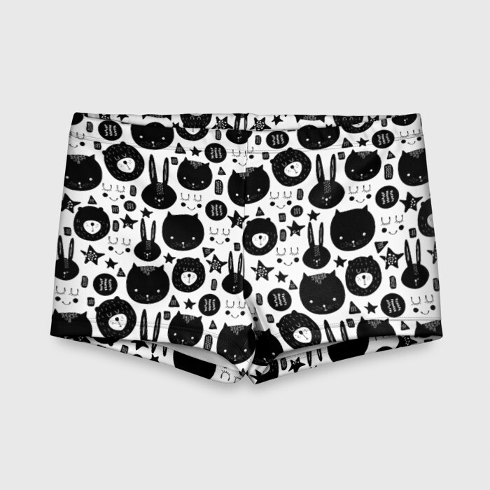 Детские купальные плавки 3D Мультяшки фото