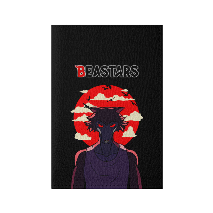 Обложка для паспорта матовая кожа Beastars/Выдающиеся звери фото