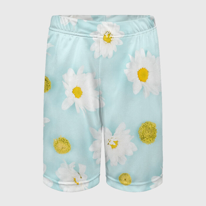 Детские спортивные шорты 3D Ромашки фото