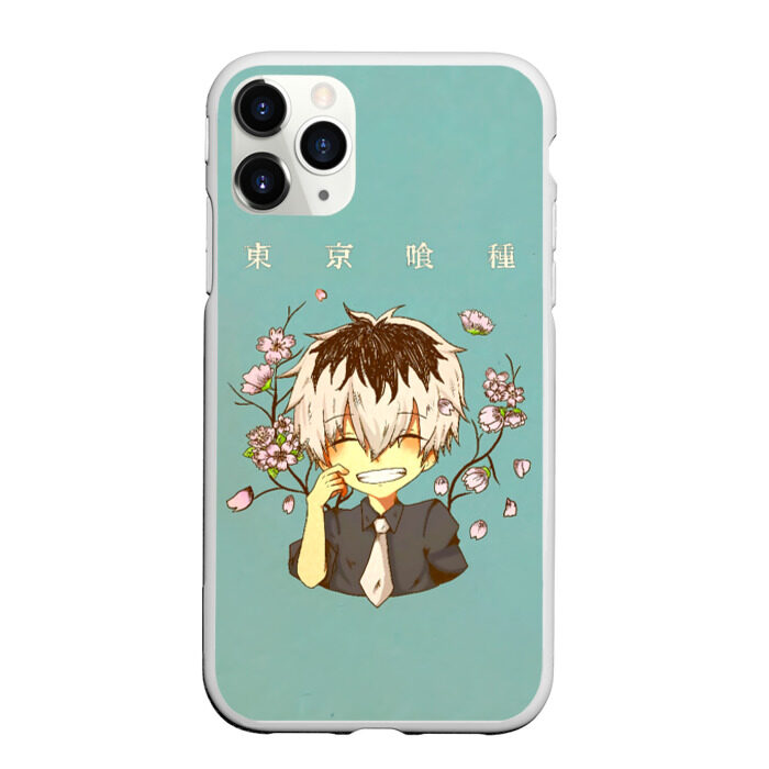 Чехол для iPhone 11 Pro матовый Токийский гуль Tokyo Ghoul фото