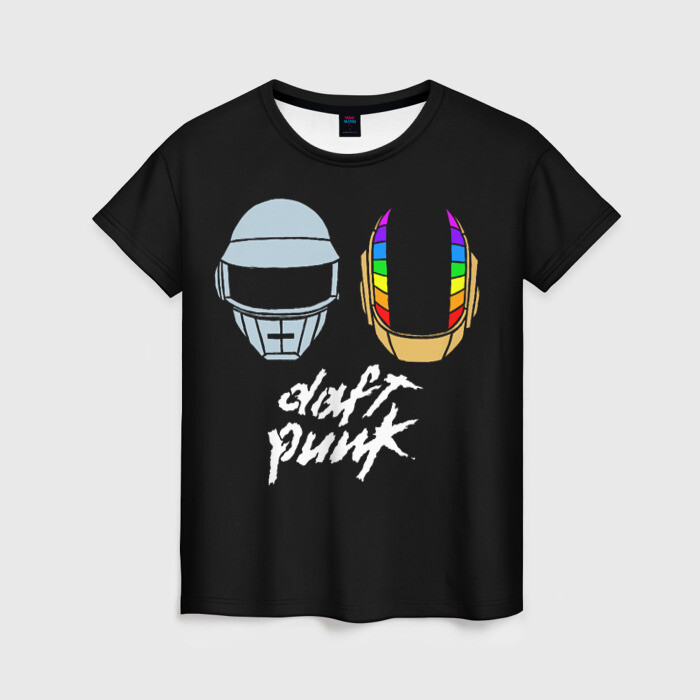 Женская футболка 3D Daft Punk фото