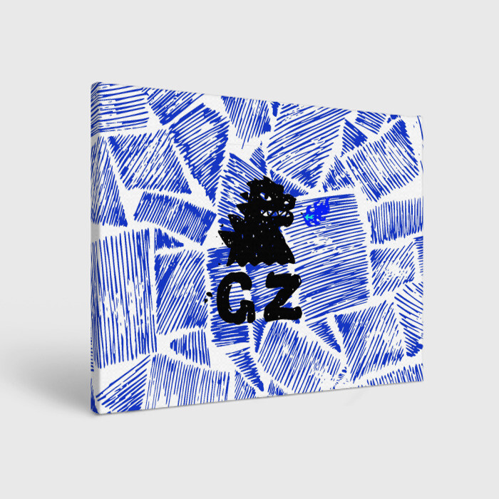 Холст прямоугольный годзилла фото