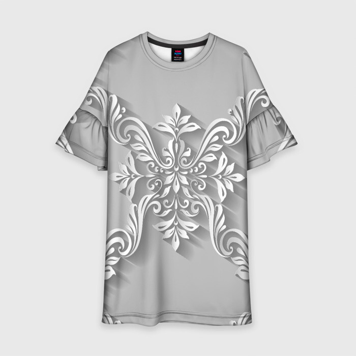 Детское платье 3D цветник 4 фото