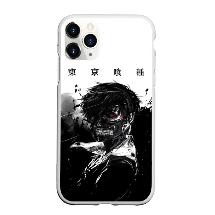 Чехол для iPhone 11 Pro матовый Токийский гуль | Tokyo Ghoul фото
