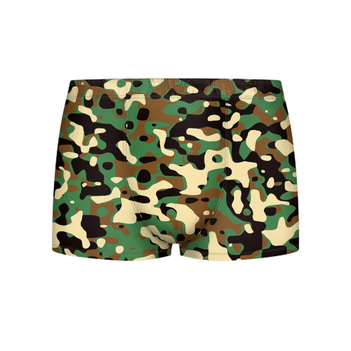 Мужские трусы 3D Камуфляж фото