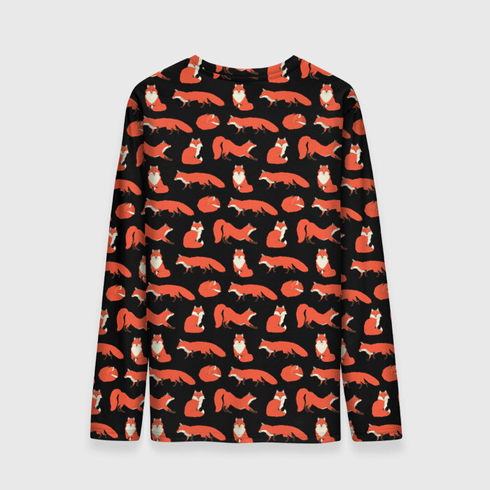Мужской лонгслив 3D ФЫР-ФЫР КАК ЛИСА фото