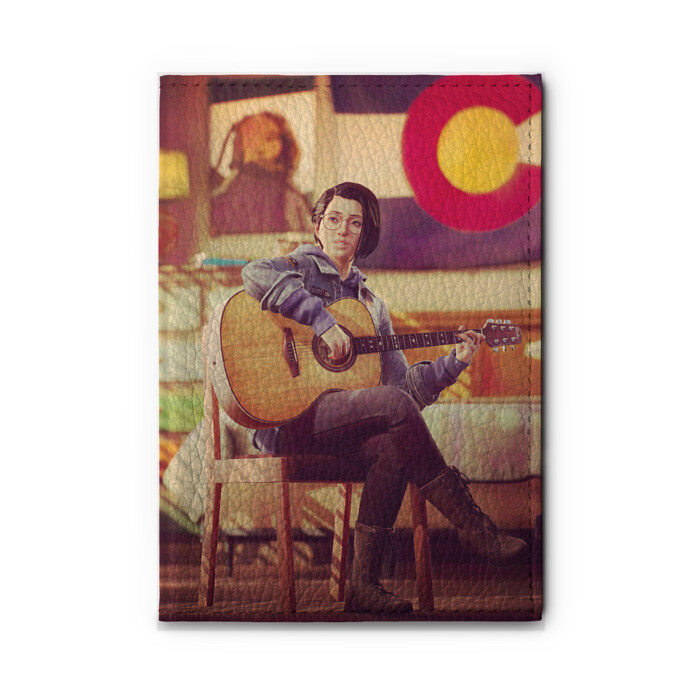 Обложка для автодокументов Гитаристка фото