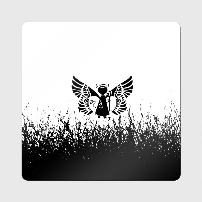 Магнит виниловый Квадрат placebo фото