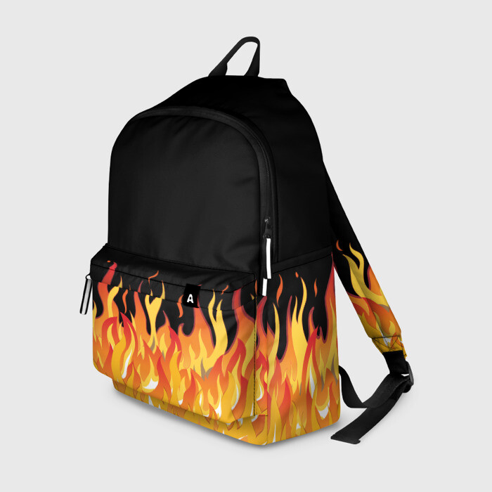 Рюкзак 3D ОГОНЬ И НИЧЕГО ЛИШНЕГО фото