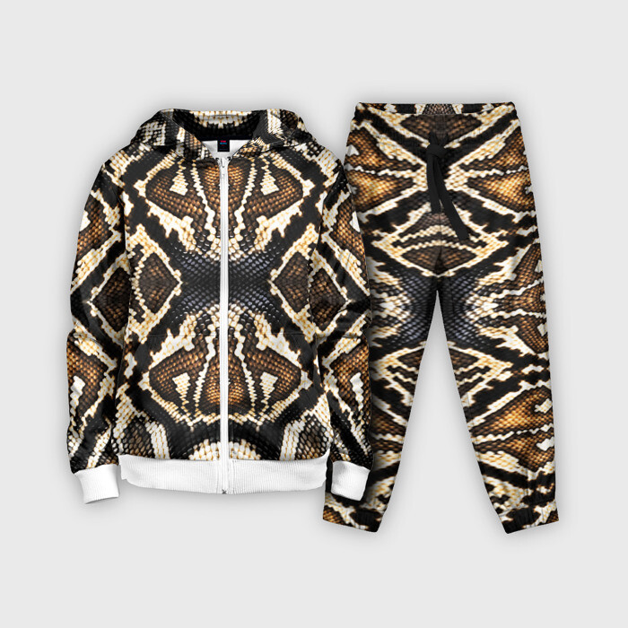 Детский костюм 3D Шкура Питона фото