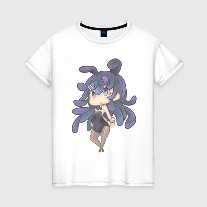 Женская футболка хлопок Chibi Mai фото