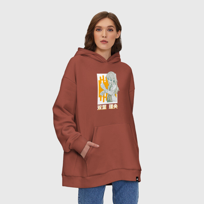 Худи SuperOversize хлопок Рио Футаба фото