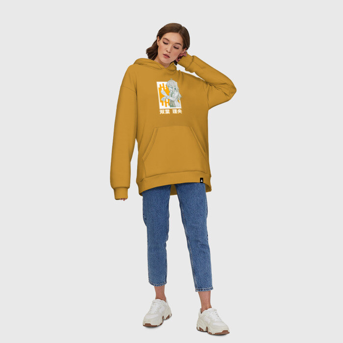 Худи SuperOversize хлопок Рио Футаба фото