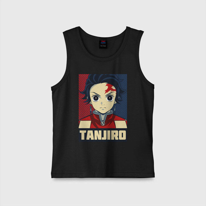 Детская майка хлопок Tanjirou Kimetsu no Yaiba фото