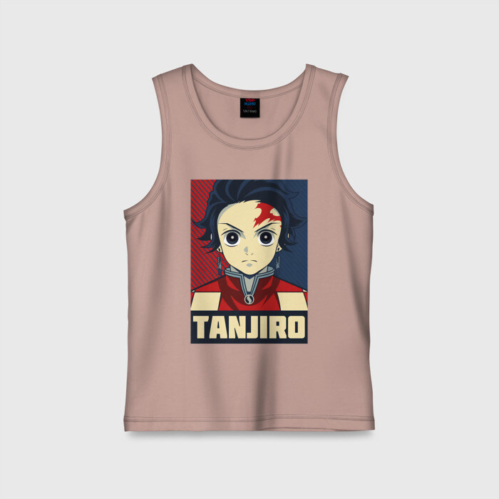 Детская майка хлопок Tanjirou Kimetsu no Yaiba фото