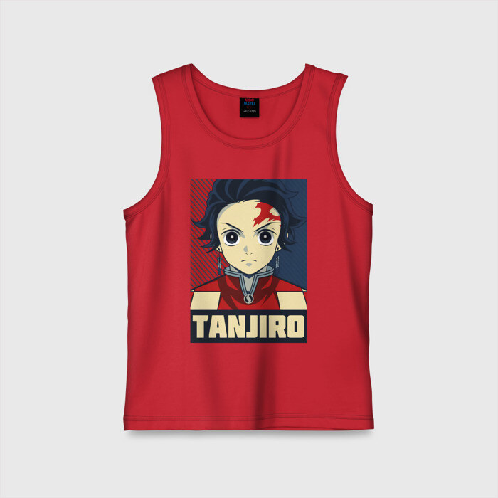 Детская майка хлопок Tanjirou Kimetsu no Yaiba фото