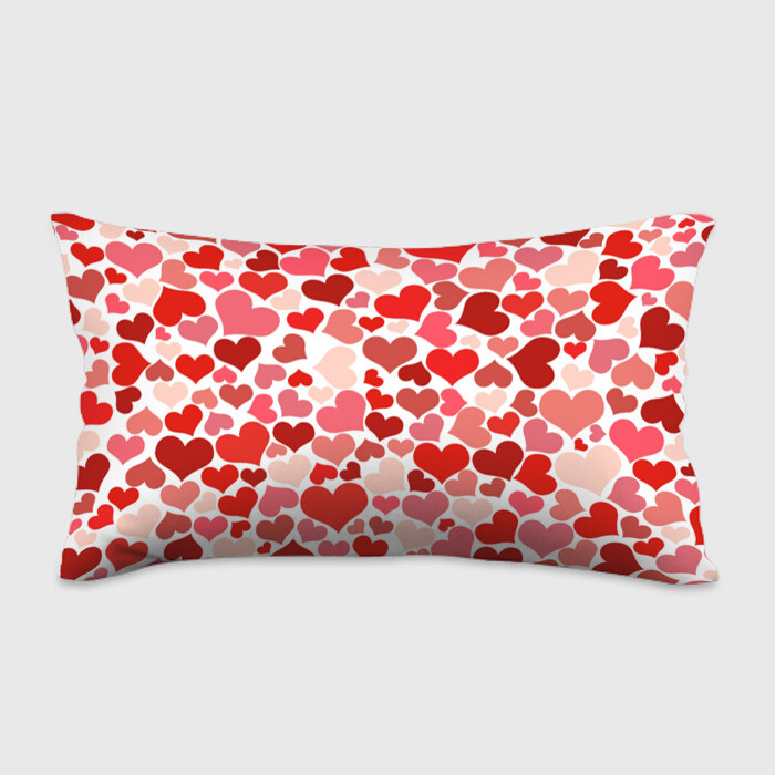 Подушка 3D антистресс Множество сердец фото