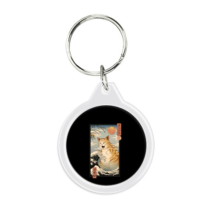 Брелок круглый CATZILLA фото