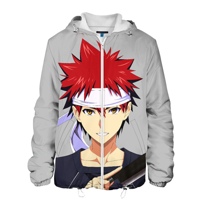 Мужская куртка 3D Food wars Shokugeki no Soma фото