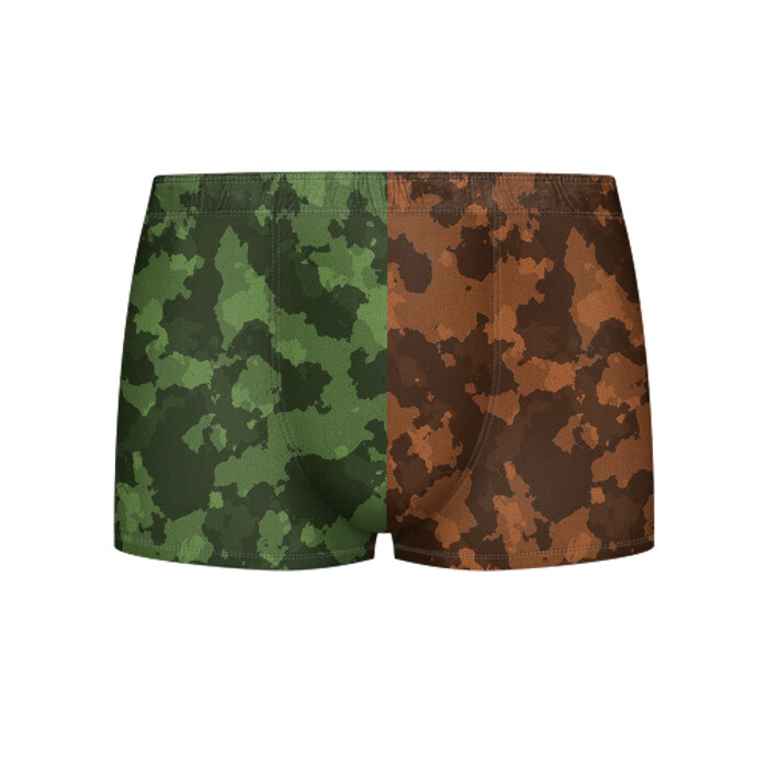 Мужские трусы 3D Камуфляж фото