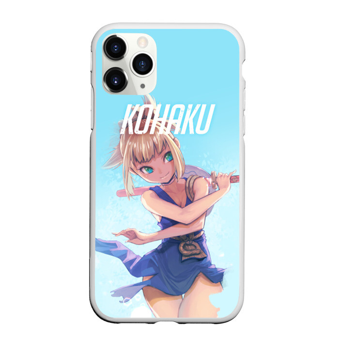 Чехол для iPhone 11 Pro матовый Кохаку Доктор Стоун фото