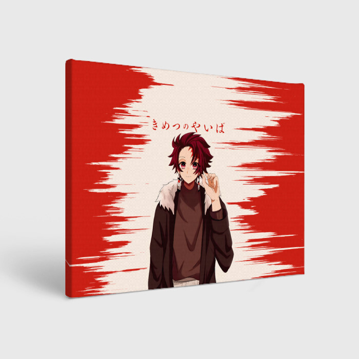 Холст прямоугольный Танджиро Камадо Kimetsu no Yaiba фото
