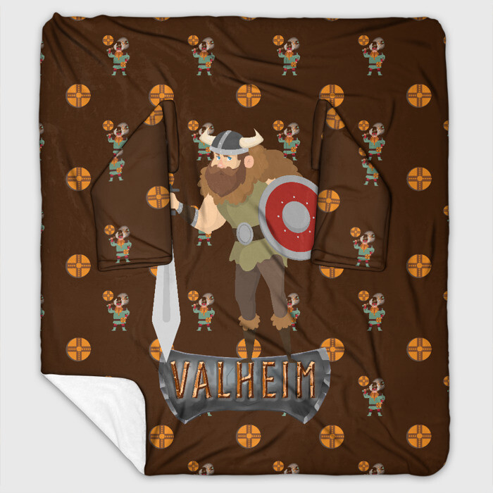 Плед с рукавами Valheim Viking фото
