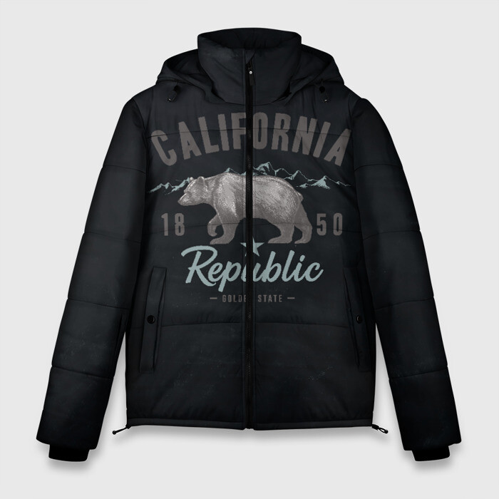 Мужская зимняя куртка 3D California republic фото